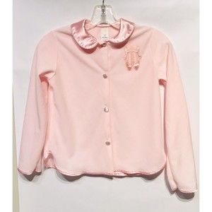 Vintage Her Majesty Girls Pink Pajama Top Size 12 With Ballerina Shoe Graphic